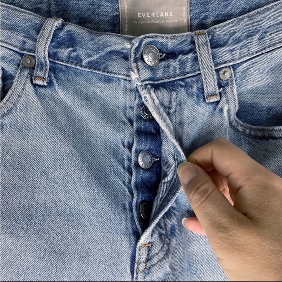EVERLANE The High Rise Cheeky Straight Jean size 26 - Picture 6 of 13